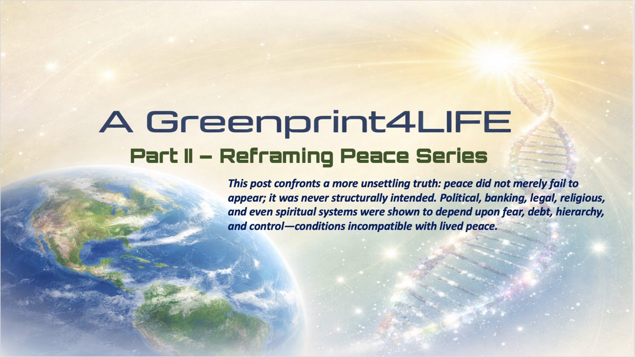 Peeec Explained PART II - The Business of Peace: Why 'Peace' Was Never the Intention ...